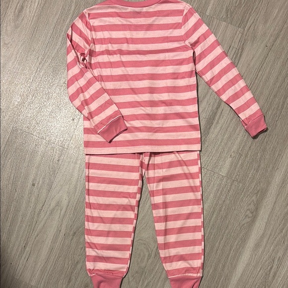 Family Pajamas Other - Family Pajamas Pink and White Striped Kids Pajama Set